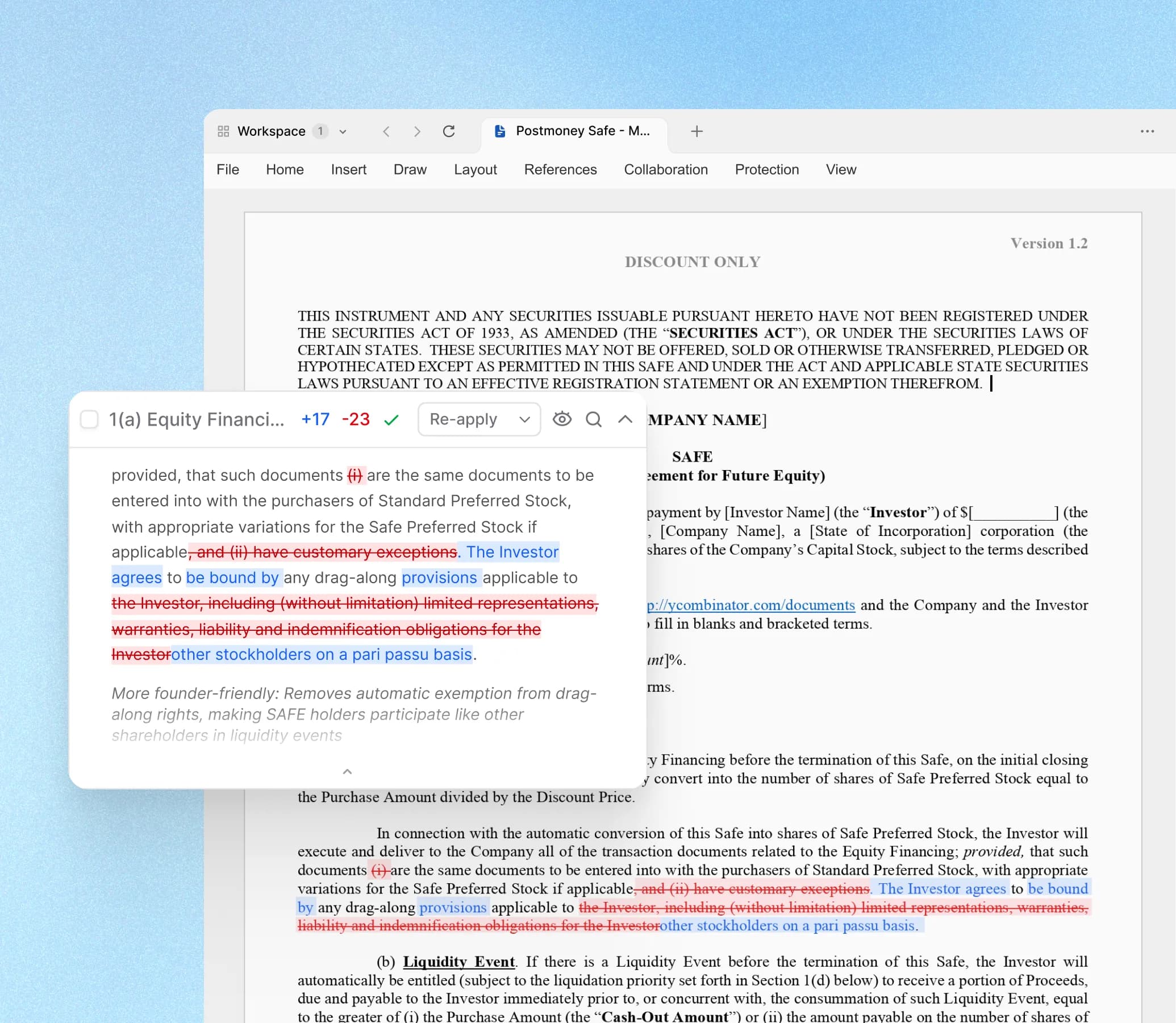 Draft, edit, redline and produce legal documents natively